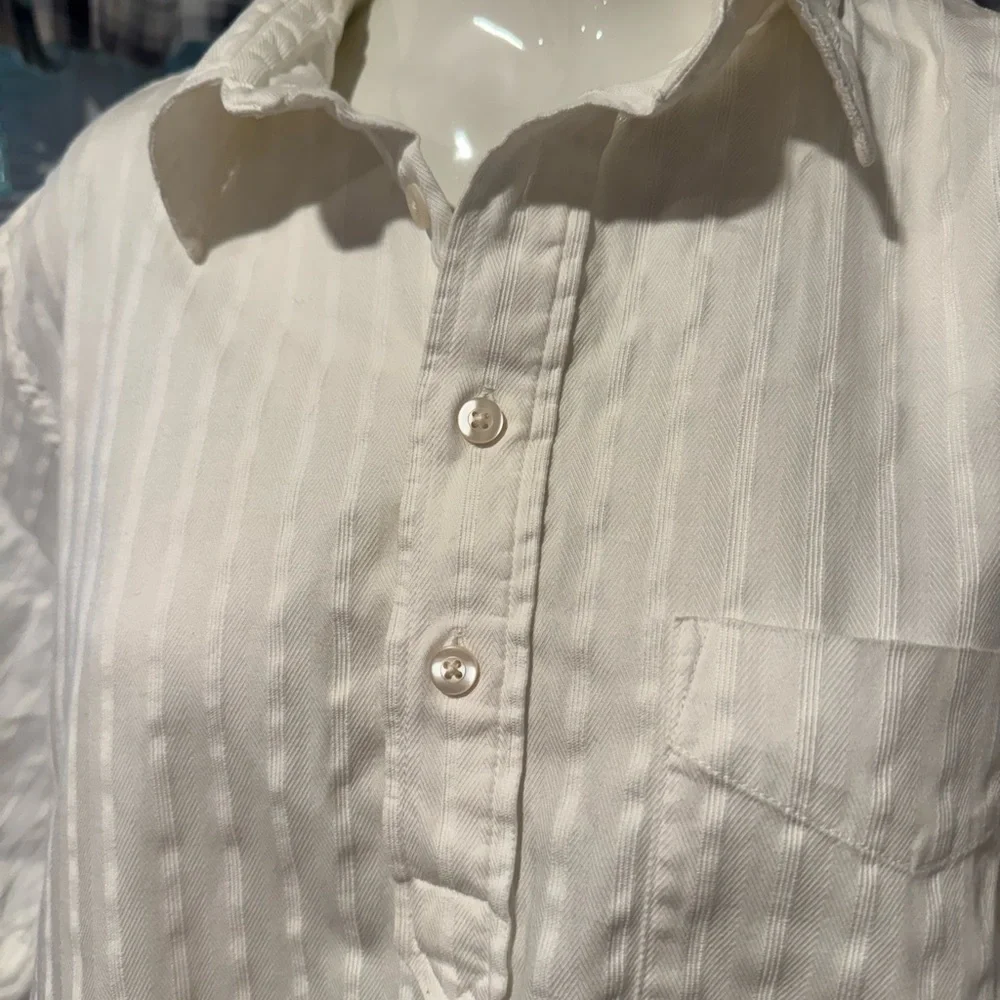 Mens Gap Classic White Men's Shirt size large - Picture 3 of 10